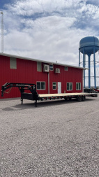 New 2025 RawMaxx 40'X102  FDX FLAT DECK GOOSENECK Flatbed Trailer