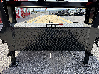 New 2025 RawMaxx 40'X102" FDX FLAT DECK GOOSENECK Flatbed Trailer