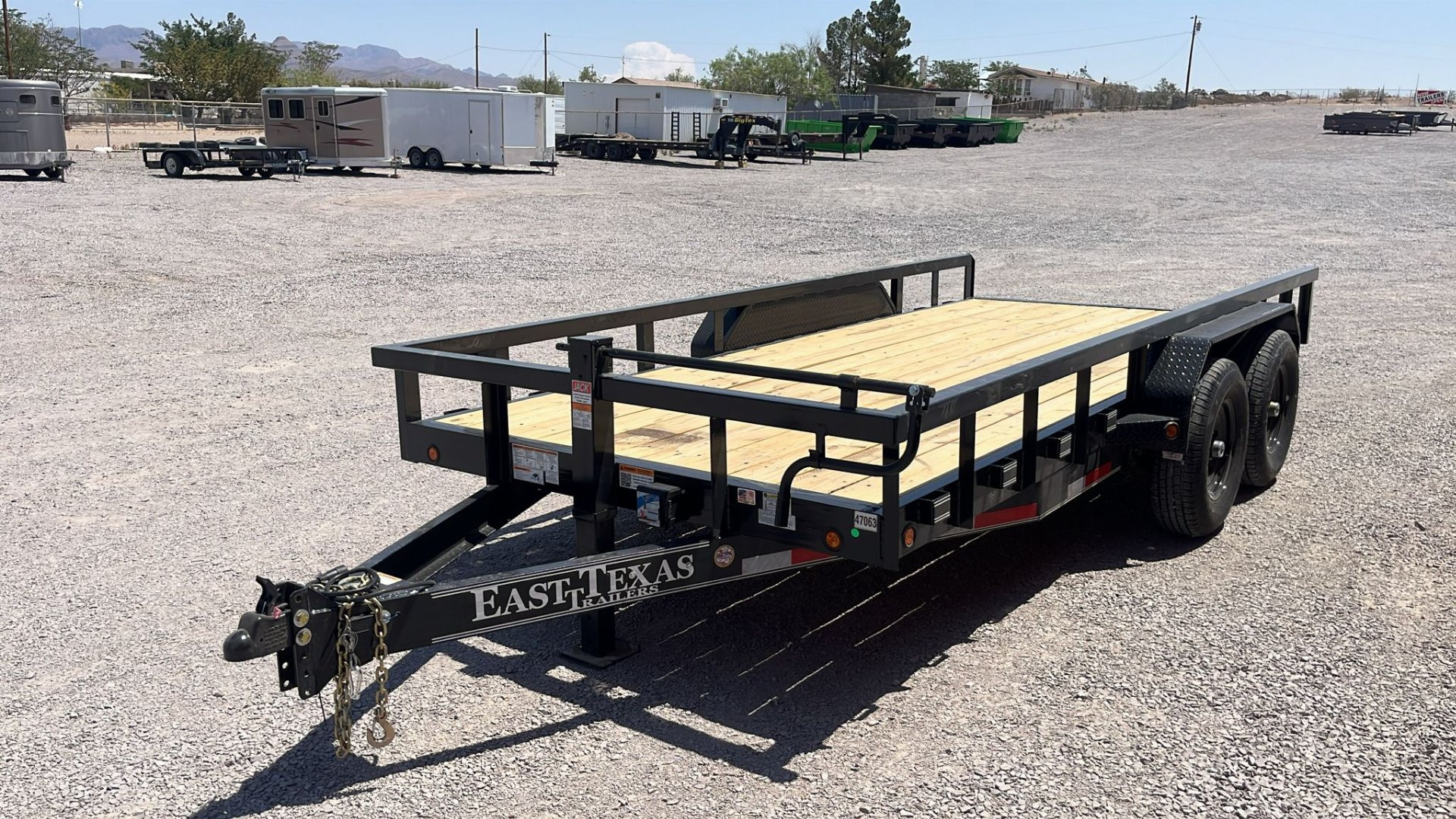 New 2026 East Texas Trailers 83"X14' 14K UTILITY Equipment Trailer
