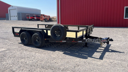 New 2026 East Texas Trailers 83 X14' 14K UTILITY Equipment Trailer