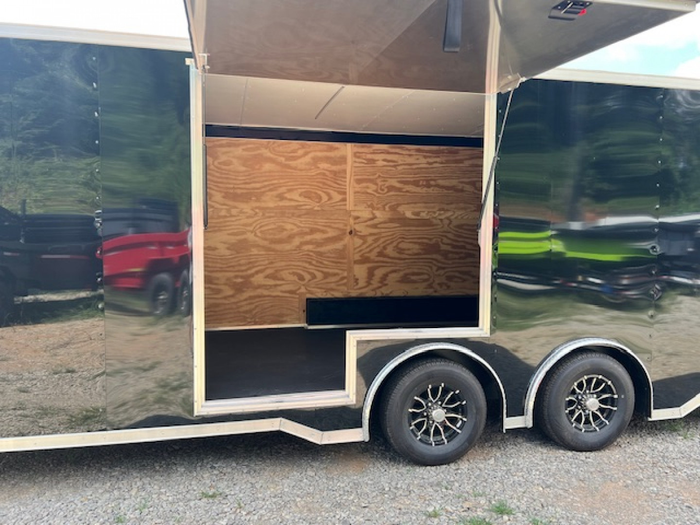New 2026 Outlaw Trailers 8.5' x 24' 10K Torsion Spread Axle W/ Escape Door Car / Racing Trailer