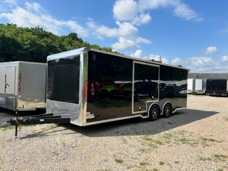 New 2026 Outlaw Trailers 8.5' x 24' 10K Torsion Spread Axle W/ Escape Door Car / Racing Trailer