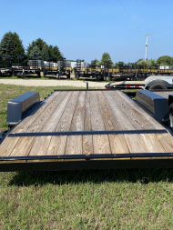 New 2025 AMO 18' 2- BRAKE CAR HAULER TRAILER