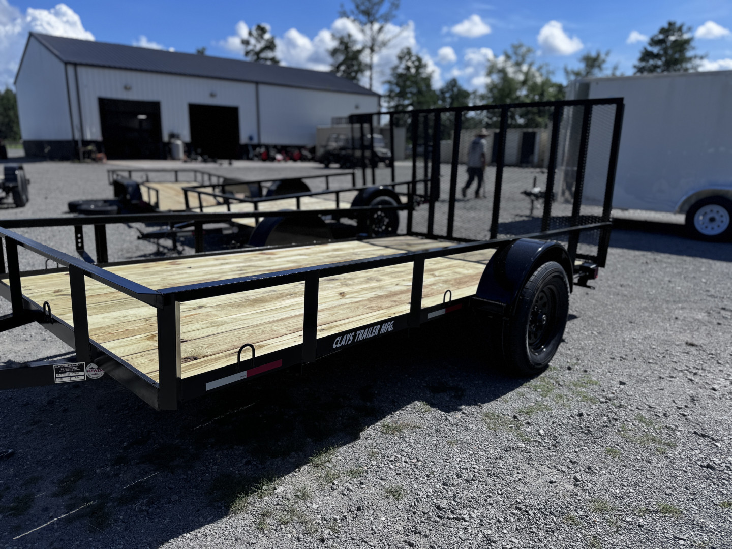 New 2025 Clay's Trailers 76X12G 3K Utility Trailer