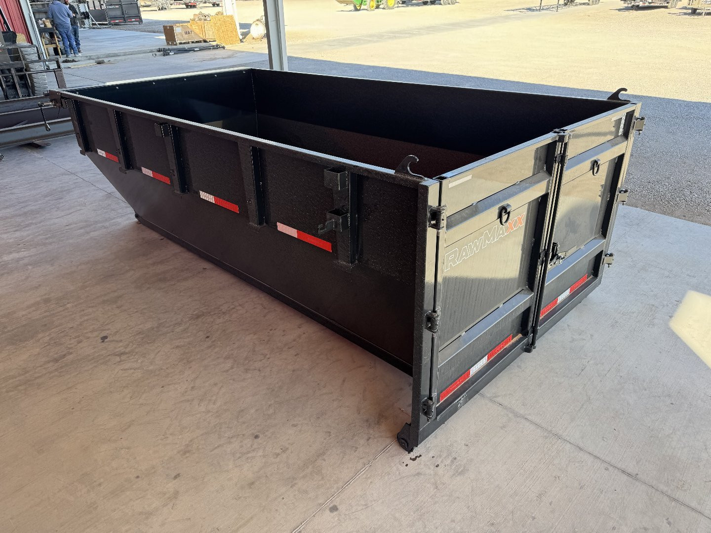 New 2024 RawMaxx 14' BIN 52" SIDES TARP Dump Bin