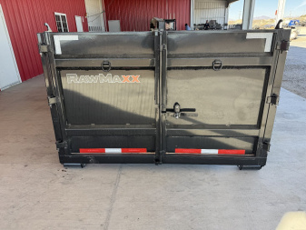 New 2024 RawMaxx 14' BIN 52" SIDES TARP Dump Bin