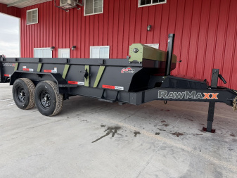 New 2025 RawMaxx LPX - 14' X 83  TELESCOPIC DUMP TRAILER Dump Trailer