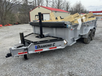 Used 2024 Diamond C  LPT 207 Dump Trailer PACESETTER EDITION HYDRO JACK 14’ 14.9K G.V.W.R.