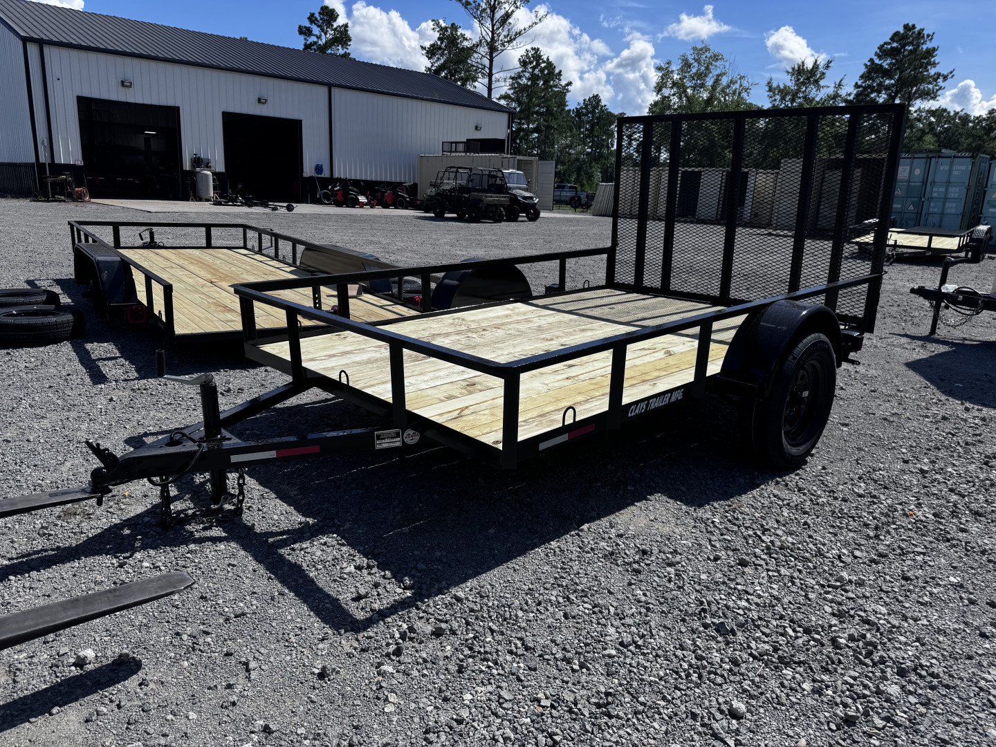 New 2025 Clay's Trailers 76x10G 3k Utility Trailer