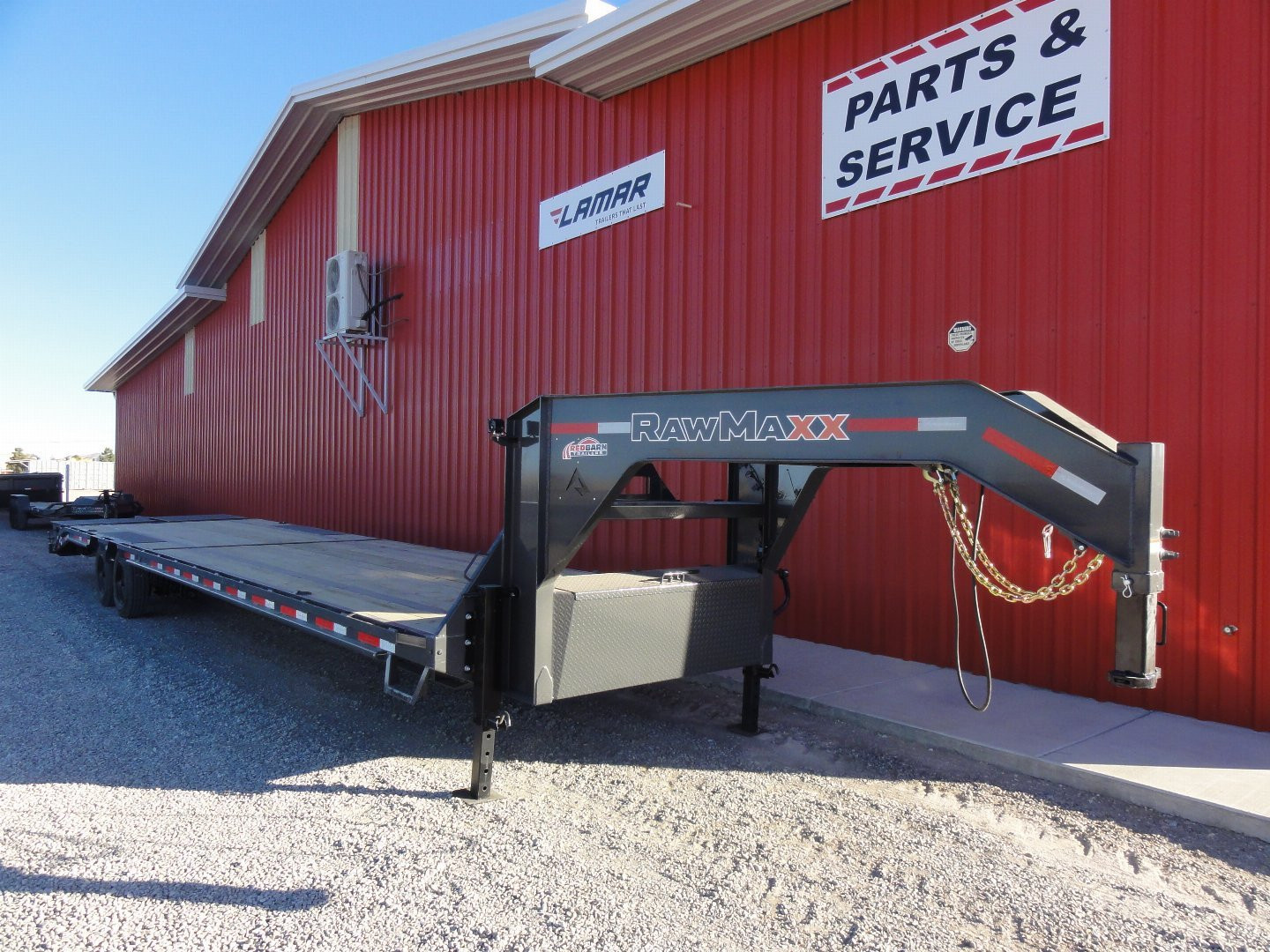 New 2025 RawMaxx FDX - 40' X 102" 16K GOOSENECK Flatbed Trailer