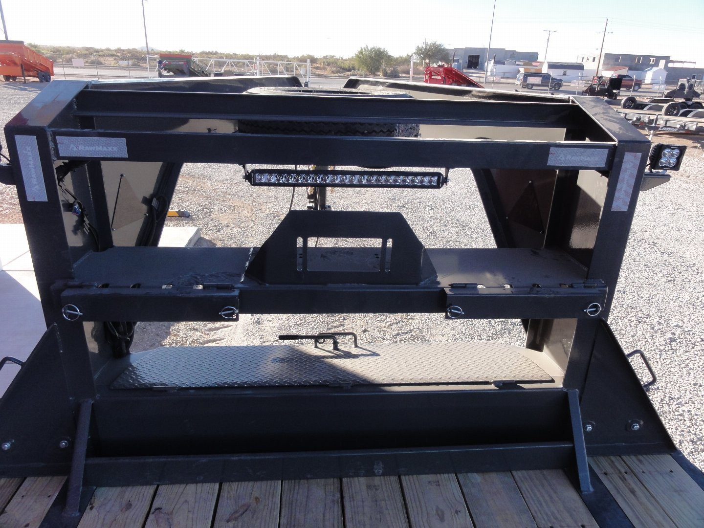 New 2025 RawMaxx FDX - 40' X 102" 16K GOOSENECK Flatbed Trailer