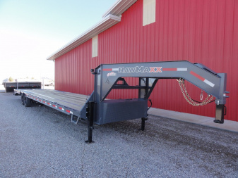 New 2025 RawMaxx FDX - 40' X 102  16K GOOSENECK Flatbed Trailer