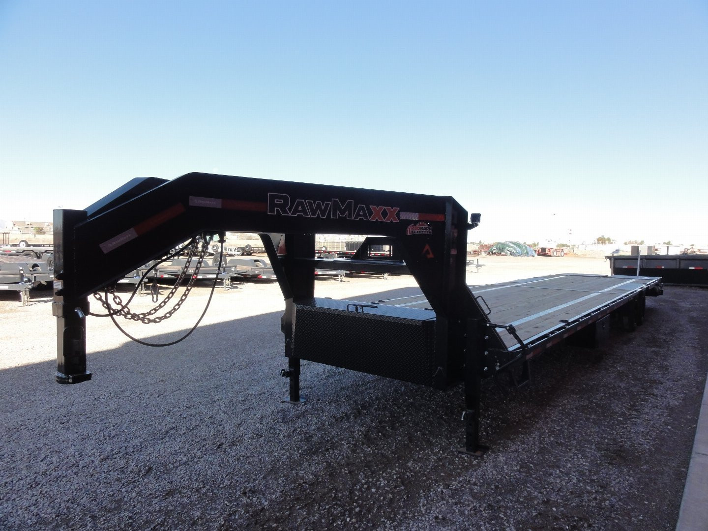 New 2025 RawMaxx FDX - 40' X 102" 16K GOOSENECK Flatbed Trailer
