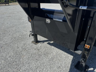 New 2026 Big Tex Trailers 22GN-25STA Flatbed Trailer, MEGA RAMPS, 2SPD JACKS