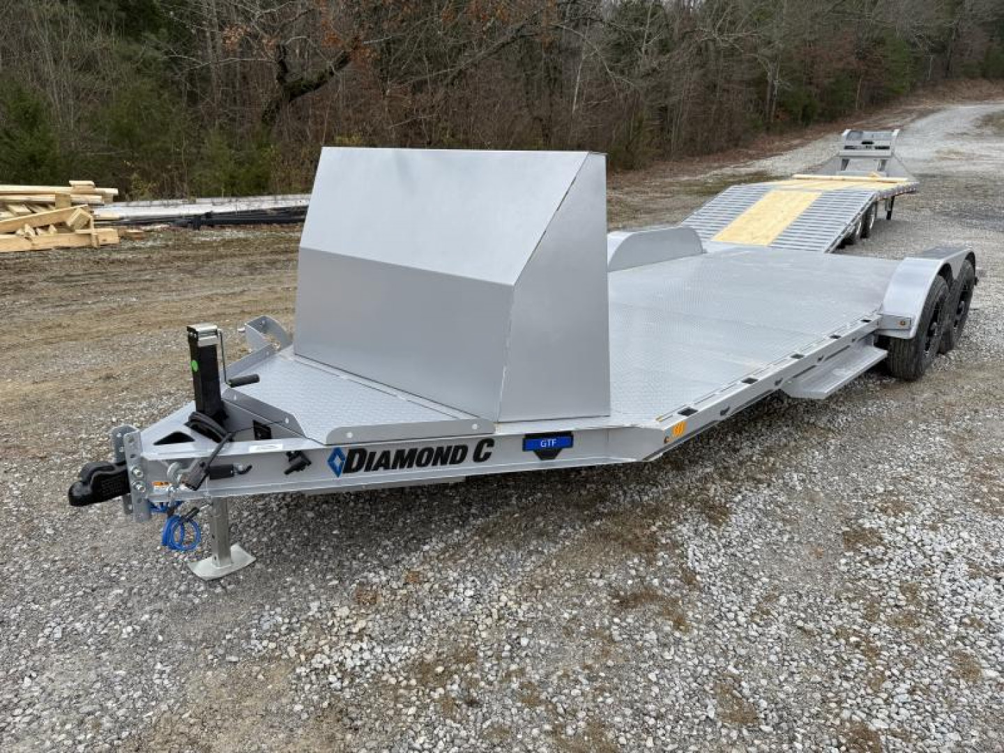 New 2025 Diamond C GTF 20' x 83" Car Hauler aluminum rims front rock shield 10k g.v.w.r.