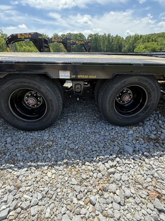 New 2026 Big Tex Trailers 22GN-35D5A Flatbed Trailer, MEGA RAMPS, 2SPD JACKS