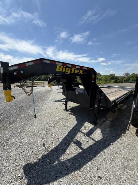 New 2026 Big Tex Trailers 22GN-35D5A Flatbed Trailer, MEGA RAMPS, 2SPD JACKS