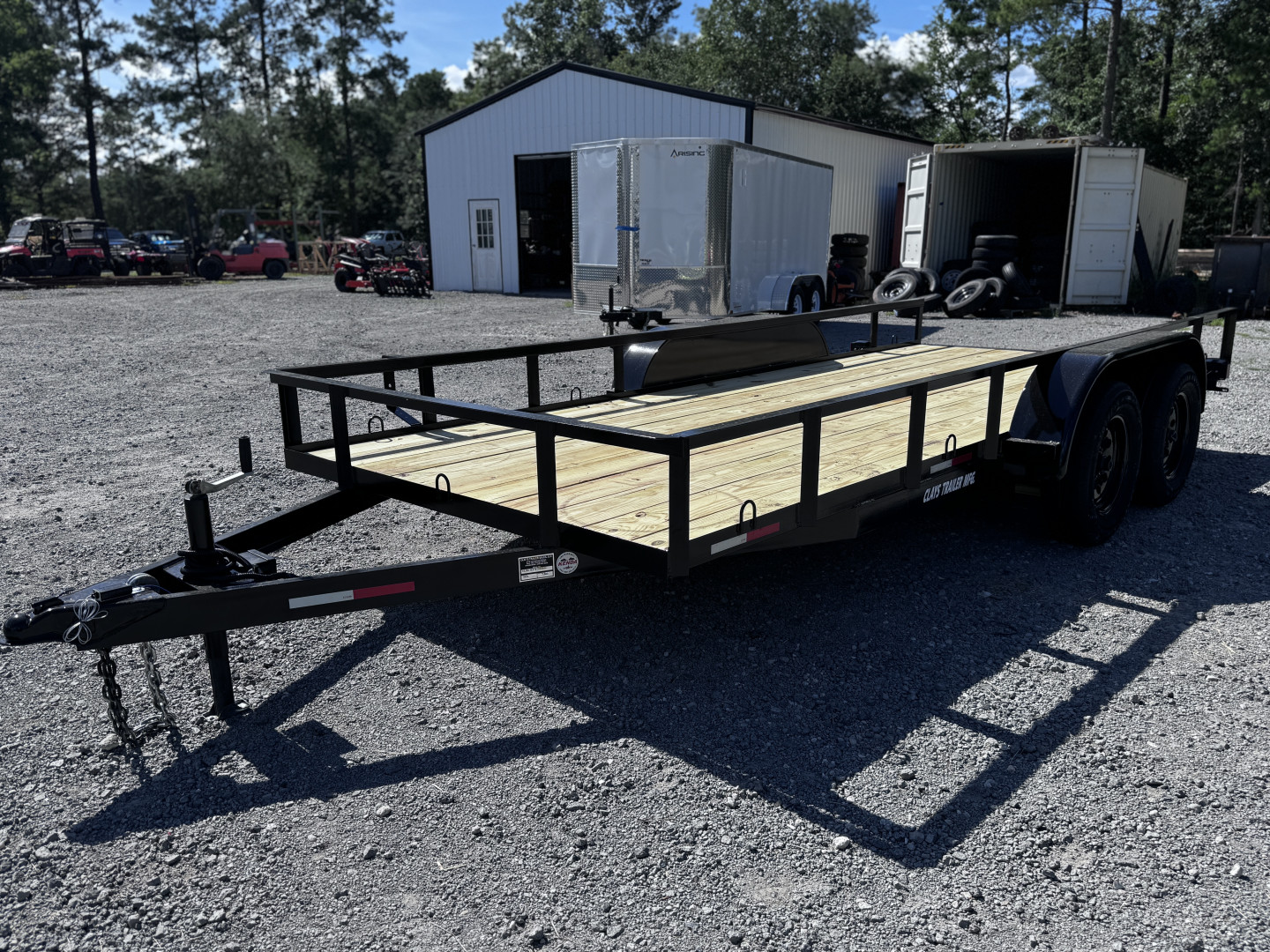New 2025 Clay's Trailers 76X16 LANDSCAPE W/ SLIDE-IN RAMPS Utility Trailer