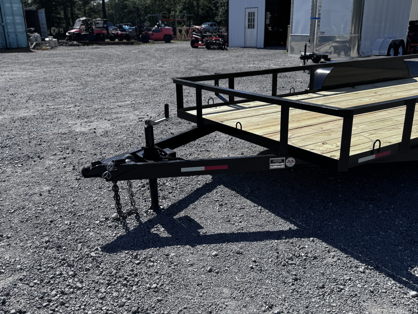 New 2025 Clay's Trailers 76X16 LANDSCAPE W/ SLIDE-IN RAMPS Utility Trailer
