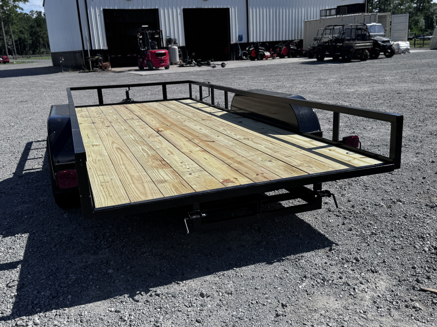New 2025 Clay's Trailers 76X16 LANDSCAPE W/ SLIDE-IN RAMPS Utility Trailer