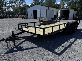 New 2025 Clay's Trailers 76X16 LANDSCAPE W/ SLIDE-IN RAMPS Utility Trailer