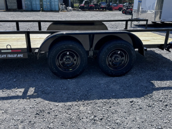 New 2025 Clay's Trailers 76X16 LANDSCAPE W/ SLIDE-IN RAMPS Utility Trailer