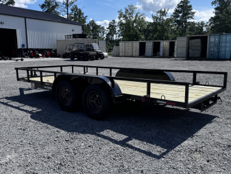 New 2025 Clay's Trailers 76X16 LANDSCAPE W/ SLIDE-IN RAMPS Utility Trailer