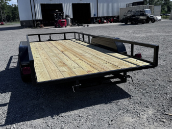 New 2025 Clay's Trailers 76X16 LANDSCAPE W/ SLIDE-IN RAMPS Utility Trailer
