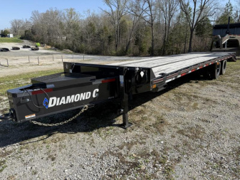 New 2024 Diamond C PX212  Flatbed Trailer  DUEL JACKS  max ramps 26.9K G.V.W.R.