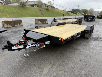 New 2025 Liberty Lc Car Hauler tool box slide out ramps  18’