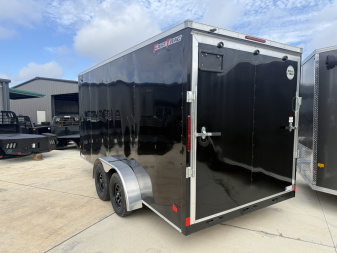 New 2025 Wells Cargo 7X16 Ramp Door 7K Cargo / Enclosed Trailer