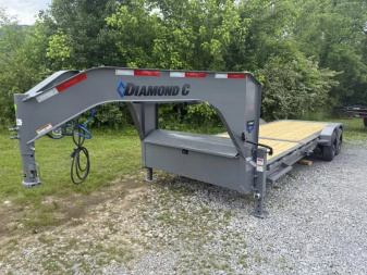 New 2025 Diamond C HDT-GN 210 24' x 82  Tilt Trailer pacesetter edition loaded 23k g.v.w.r.
