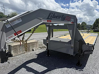 New 2025 Liberty LF GOOSENECK TRAILER 25+5 MAMMOTH RAMPS 23.9K G.V.W.R.