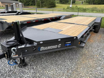 New 2025 Diamond C HDT210 22' x 82   Tilt Trailer PACESETTER EDITION LOADED PRO TILT, HYDRO JACK  20K G.V.W.R.