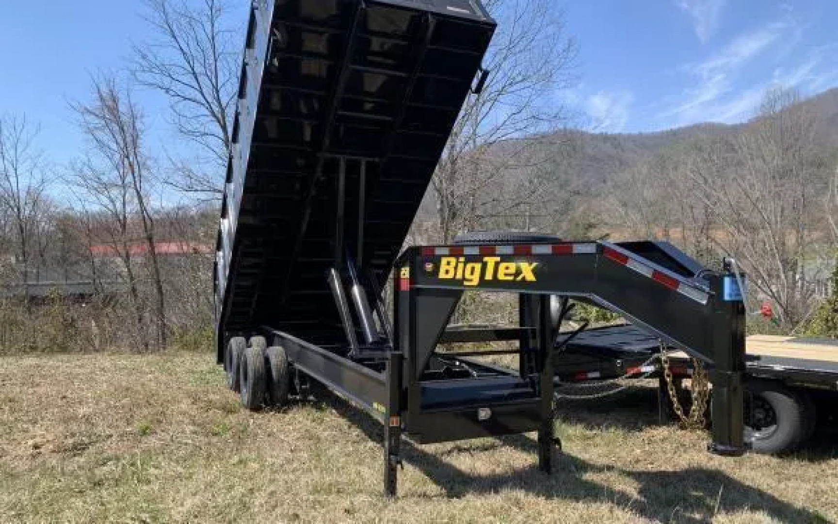 New 2026 Big Tex 25DU (8X20) DUMP TRAILER 4SIDES Black 8 Slide in Ramps