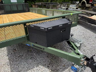 New 2025 Diamond C PSA106 14' x 83   Utility Trailer MILITARY GREEN 6K G.V.W.R.