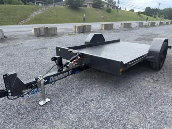 New 2025 Diamond C DSA 12' x 77  Tilt Trailer 7k g.v.w.r.