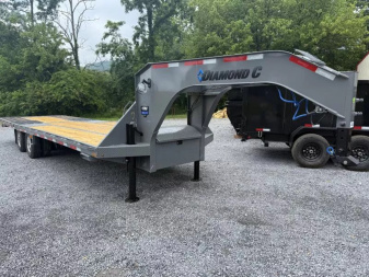 New 2025 Diamond C  FMAX210 30' x 102   GOOSENECK Trailer PACESETTER EDITION LOADED HYDRO JACKS & DOVE DISC BRAKES  25K G.V.W.R.