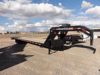 New 2024 RawMaxx FDXD40GN24K Flatbed Trailer