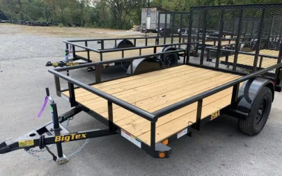 New Big Tex Trailers 35SA 77x10 Single Axle Utility Trailer