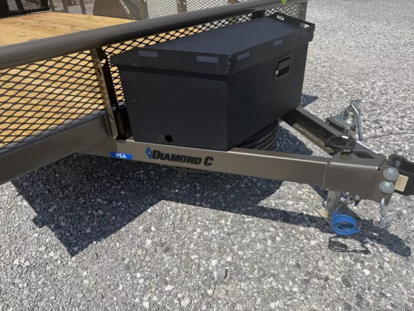 New 2025 Diamond C PSA135 Utility Trailer 6’11” x14’ bi fold gate tool box
