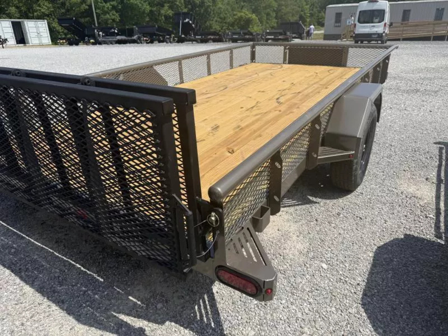 New 2025 Diamond C PSA135 Utility Trailer 6’11” x14’ bi fold gate tool box