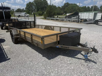 New 2025 Diamond C PSA135 Utility Trailer 6’11” x14’ bi fold gate tool box