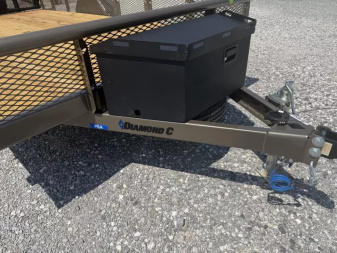 New 2025 Diamond C PSA135 Utility Trailer 6’11” x14’ bi fold gate tool box