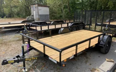 New Big Tex Trailers 35SA Single Axle Utility Trailer 6'5 x14'