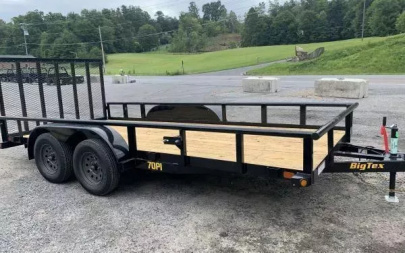 New Big Tex Trailers 70PI-X 83  x 18 Tandem Axle Square Top Utility Trailer