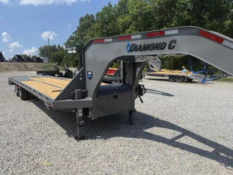 New 2025 Diamond C FMAX210 25+5 x 102  gooseneck Trailer max ramps ALUMINUM OUTER RIMS