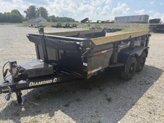 New 2025 Diamond C MDT 12' x 77   Dump Trailer PACESETTER EDITION TELESCOPIC LIFT