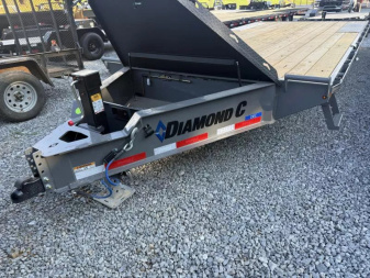 New 2025 Diamond C DEC 102” X22’ Equipment Trailer  EXTRA WIDE RAMPS