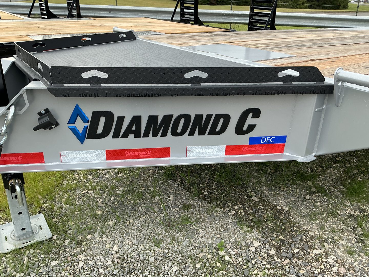 New 2025 Diamond C DEC207 Equipment Trailer 102 x 22  extra wide ramps